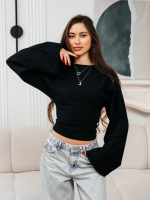 Кимоно женское чёрное XXS-L